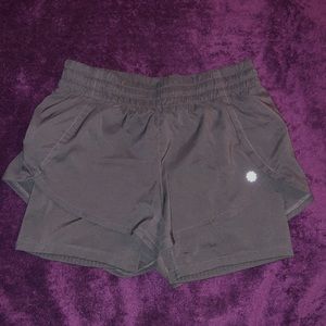 Athleta 2 in 1 Running shorts